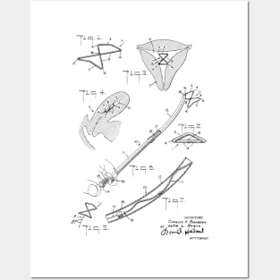 Intrauterine Device Vintage Patent Hand Drawing Posters and Art